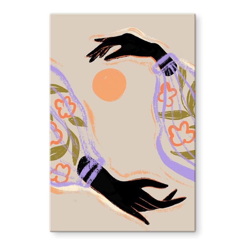 Stampa su vetro acrilico Arty Guava - Hugging the Sun