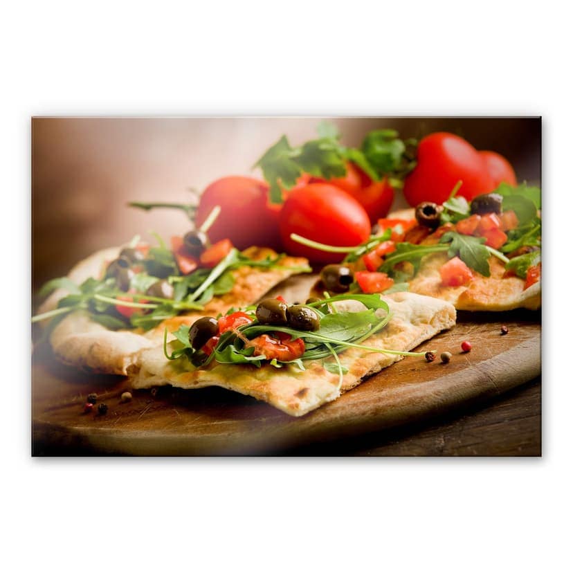 Stampa su vetro acrilico Pizza all'Italiana