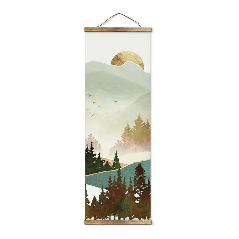 Stampe su tessuto di SpaceFrog Designs - Mattina d'autunno - Panorama