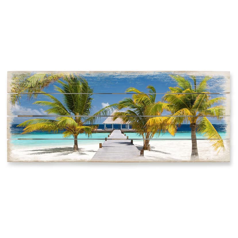 Stampa su legno - La strada per il paradiso - panoramica