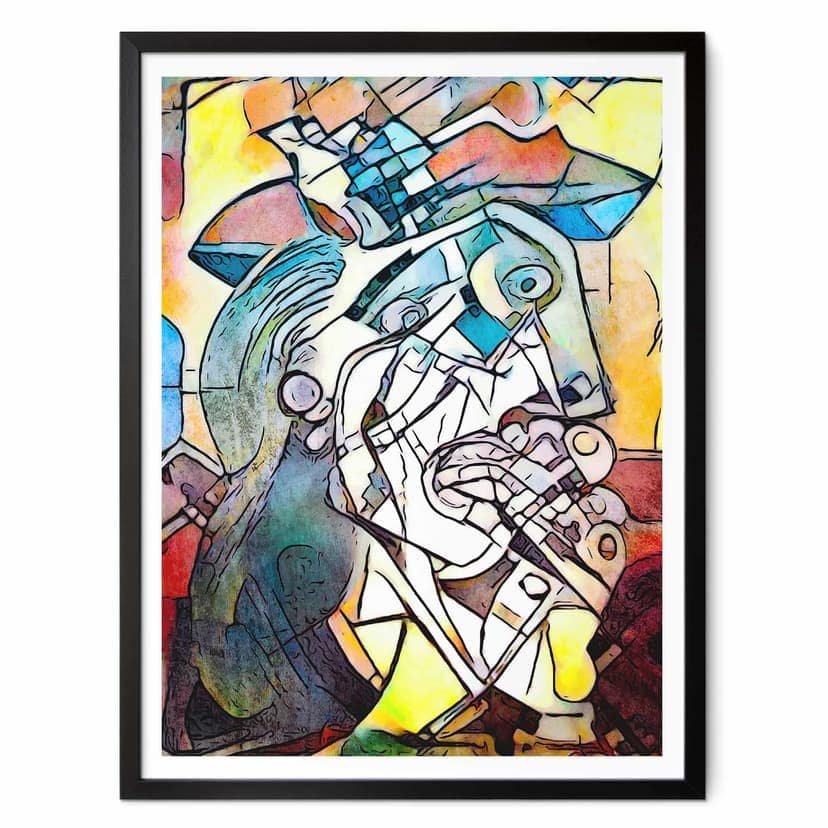 Poster Zamart - Omaggio a Picasso - Donna