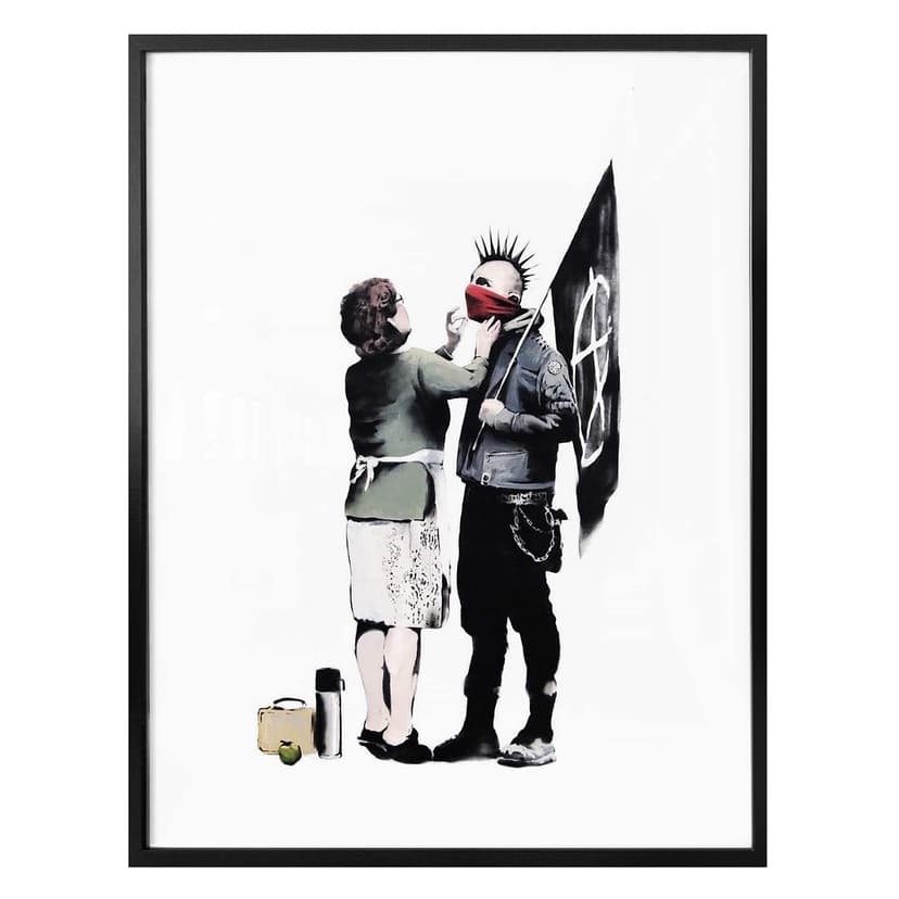 Poster Banksy - Ascolta mamma!