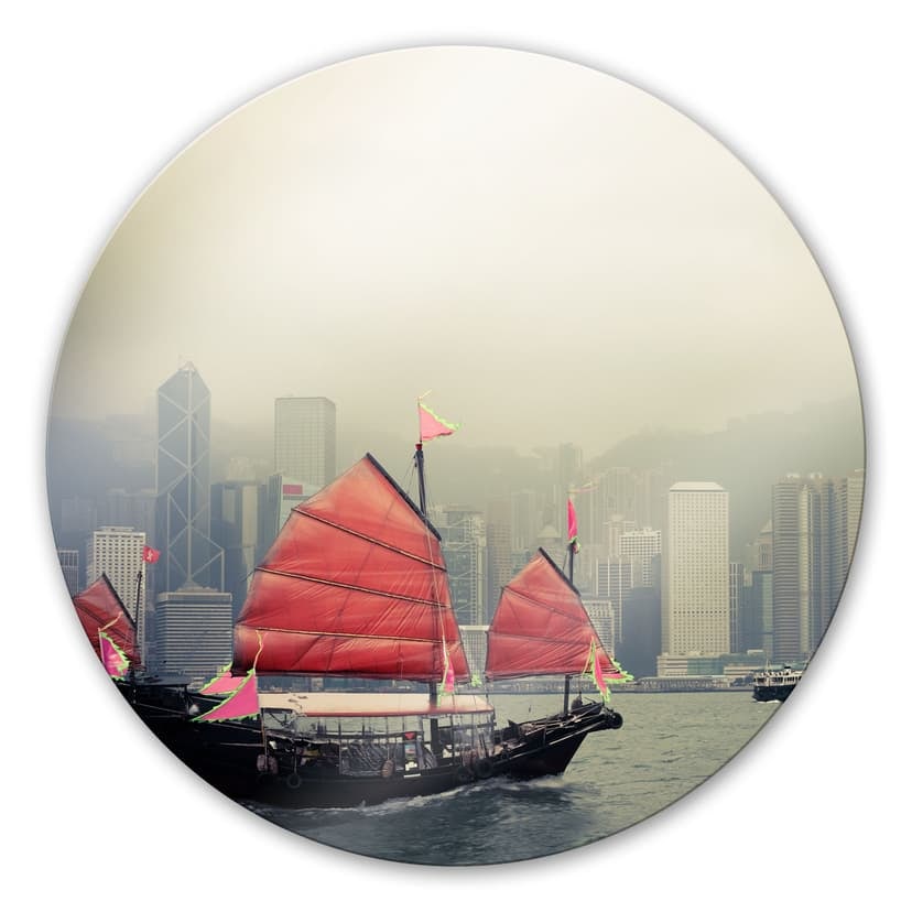 Navigando a Hong Kong - tondo