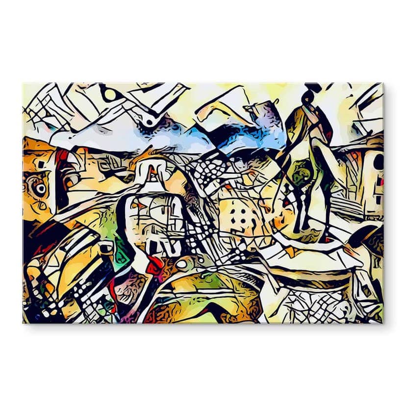 Stampa su vetro acrilico Zamart - Kandinsky incontra Roma