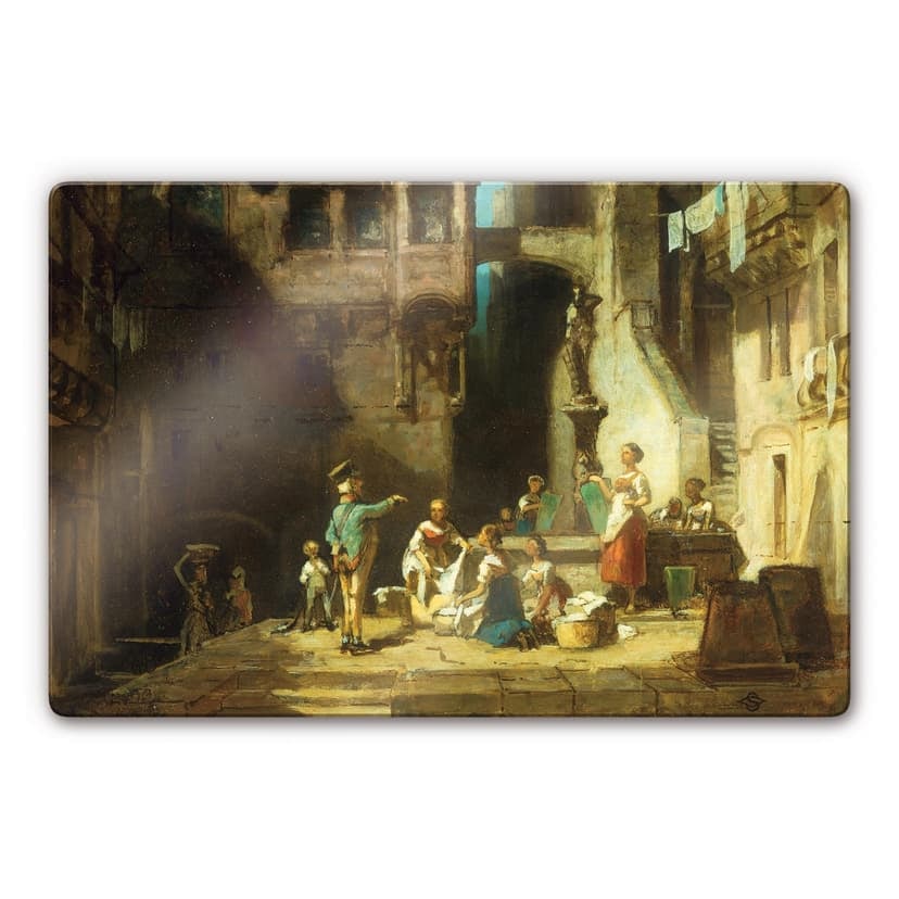 Spitzweg - Lavandaie al pozzo