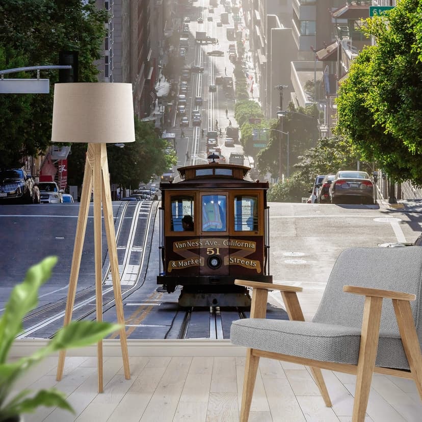 Fotomurale Colombo – Tram in San Francisco