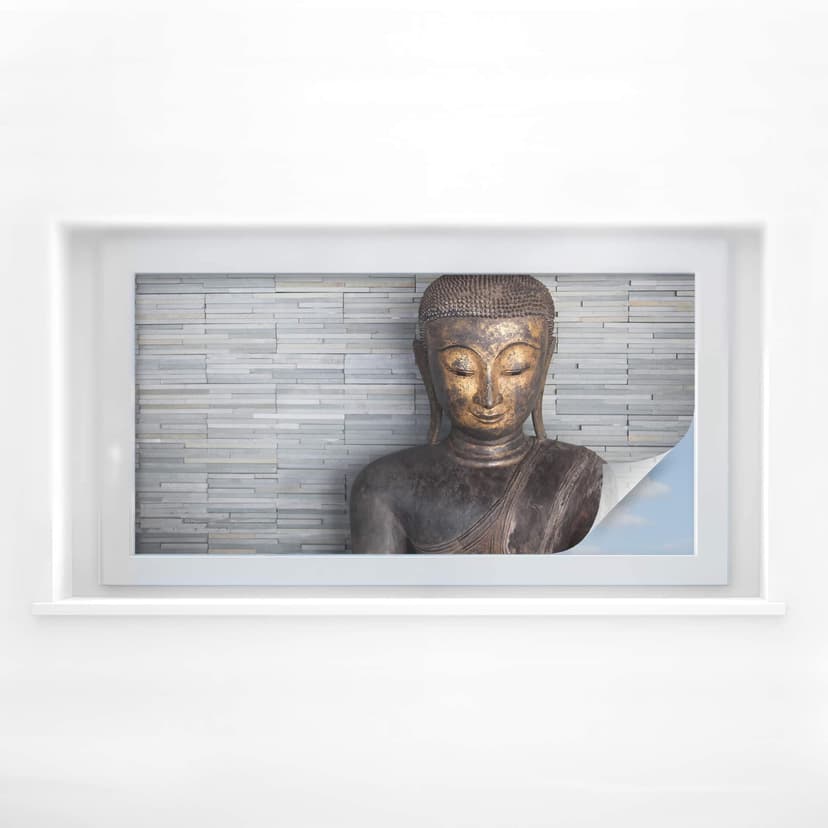 Pellicola adesiva per vetri - Buddha tailandese (panoramica 01)
