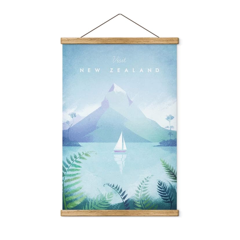 Poster tessile Rivers - Nuova Zelanda