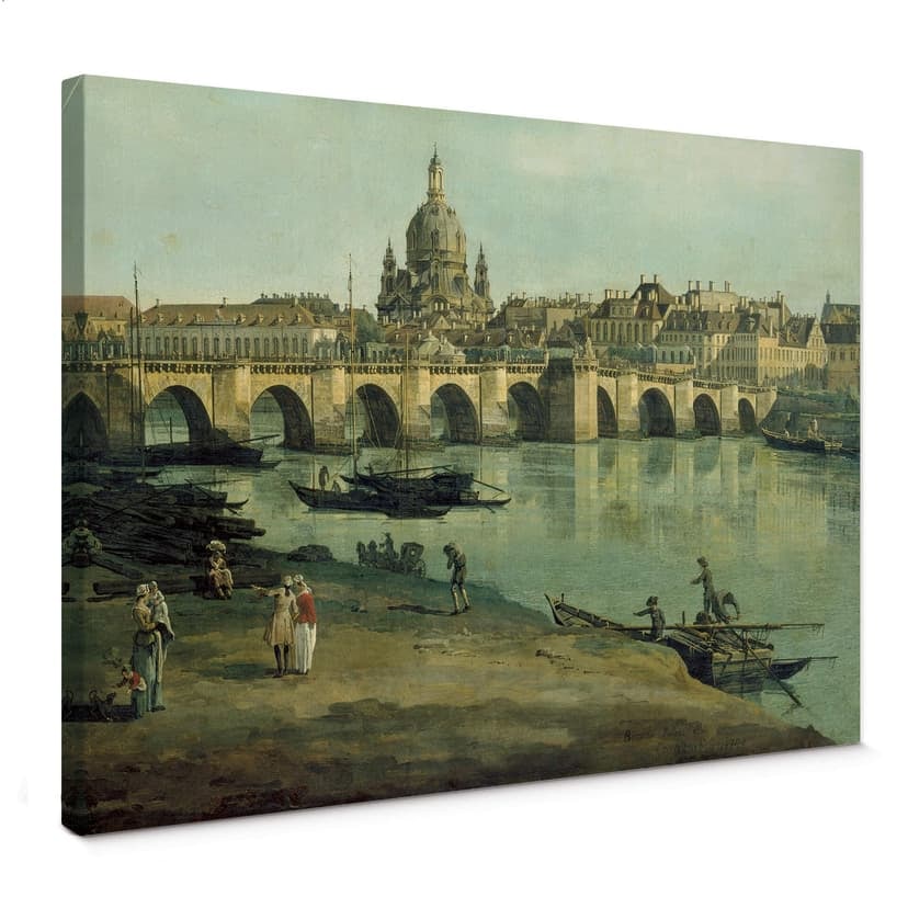 Canaletto - Dresda dalla riva destra dell'Elba