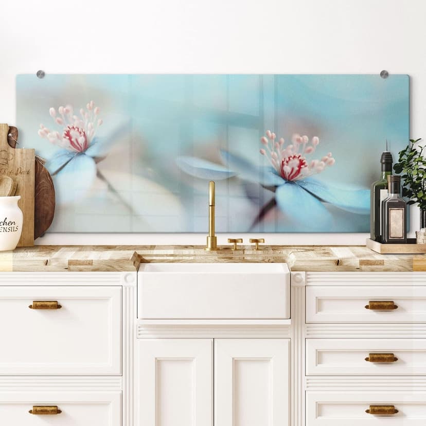 Pannello paraschizzi Westum - Delicatezza di fiori