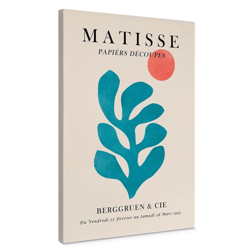 Stampe su tela mostra Parigi 1953 in stile Matisse - Costa