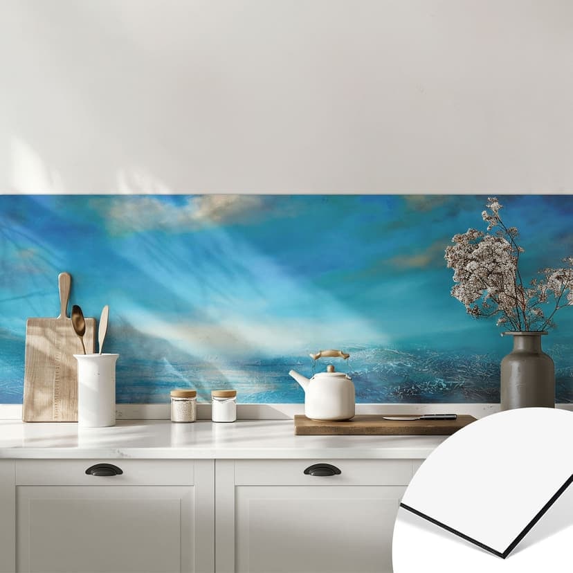 Rivestimento cucina Endless expanse in blu - Schmucker