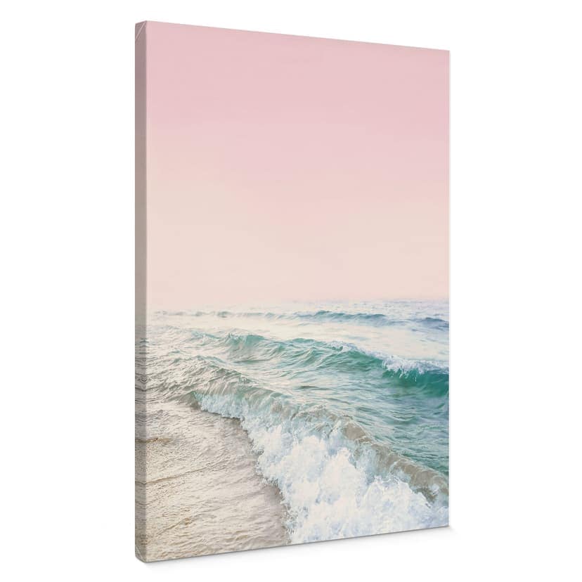 Stampa su tela Cielo rosa sul mare - Sisi & Seb