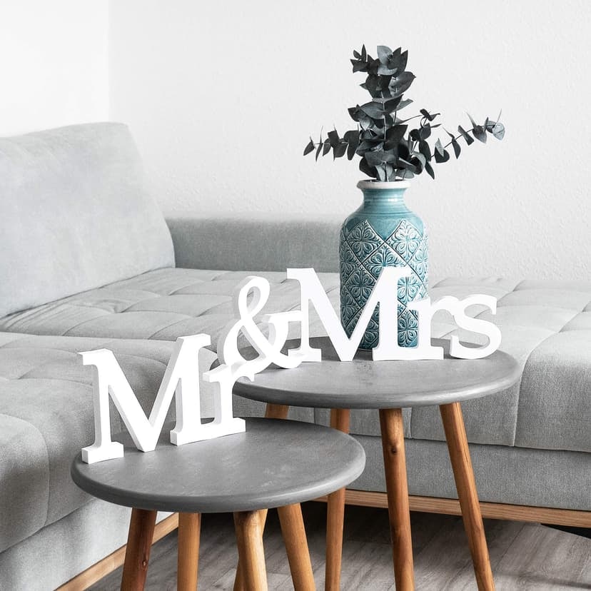 Lettere decorative - 3D Mr & Mrs