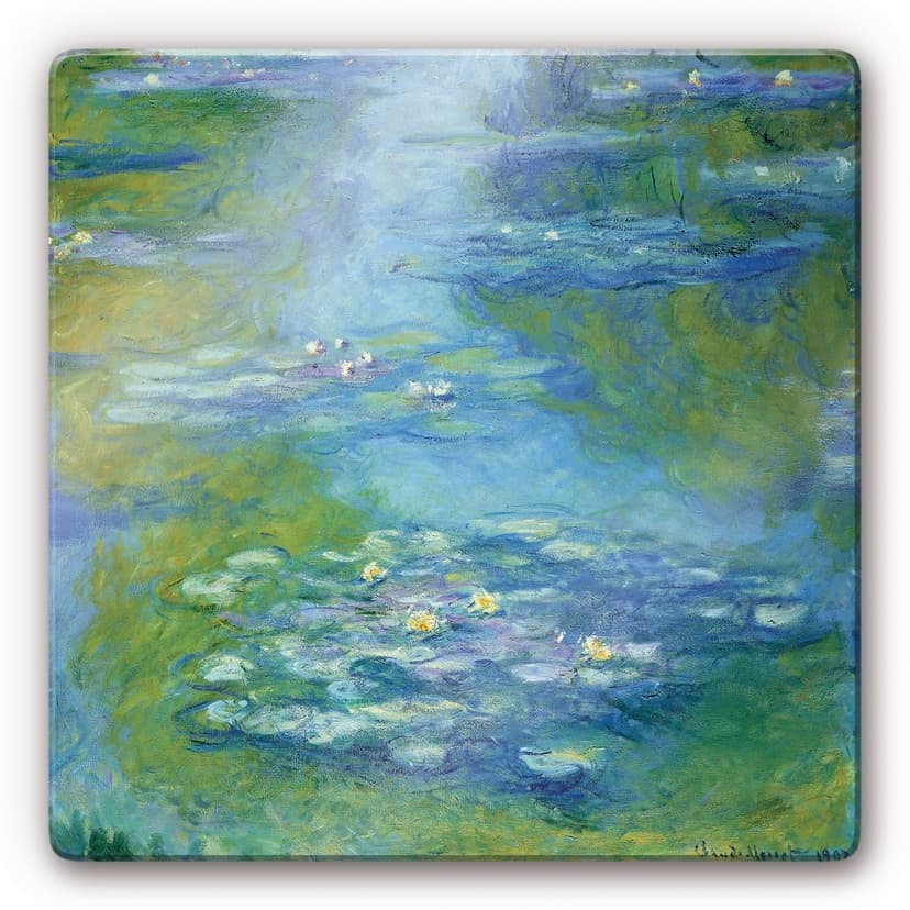 Stampa su vetro - Monet - Ninfee 1907