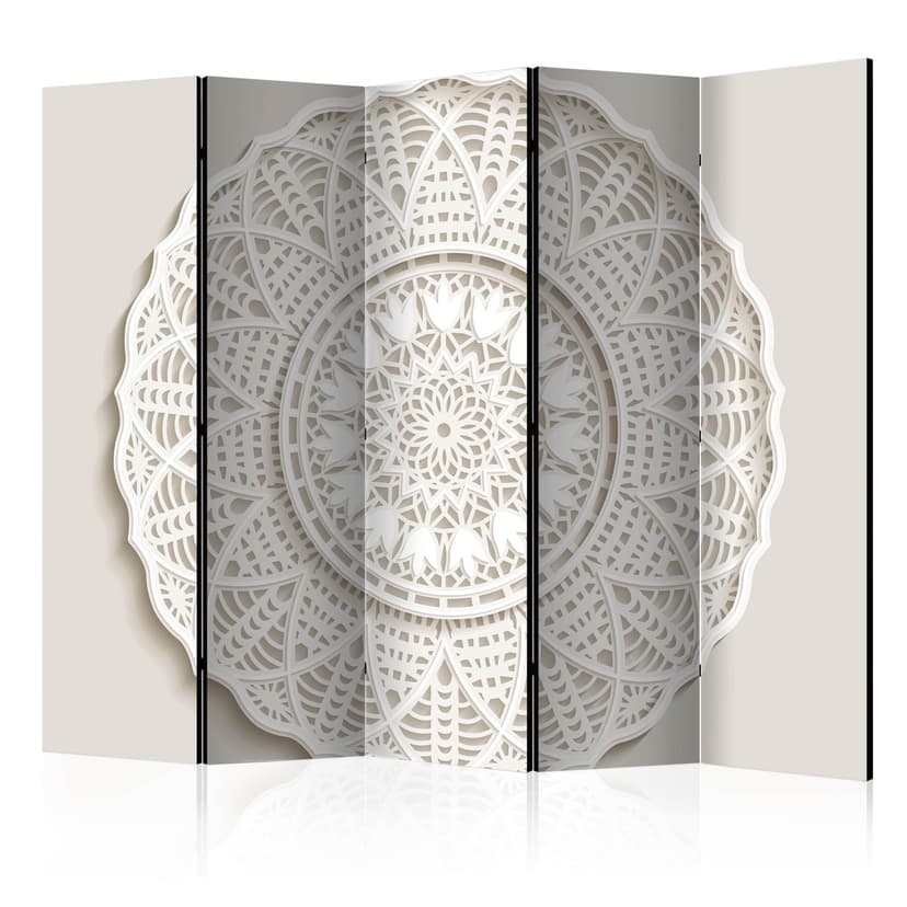 Schermo divisorio - Mandala world 3D , 5 pezzi - 225x172 cm