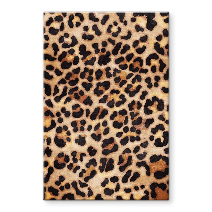 Stampa su vetro Leopardo selvaggio - Stampa animale - Tunaboylu