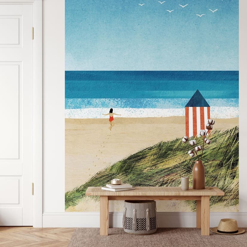 Fotomurale spiaggia - vacanza al mare con vista sulle dune - Rivers