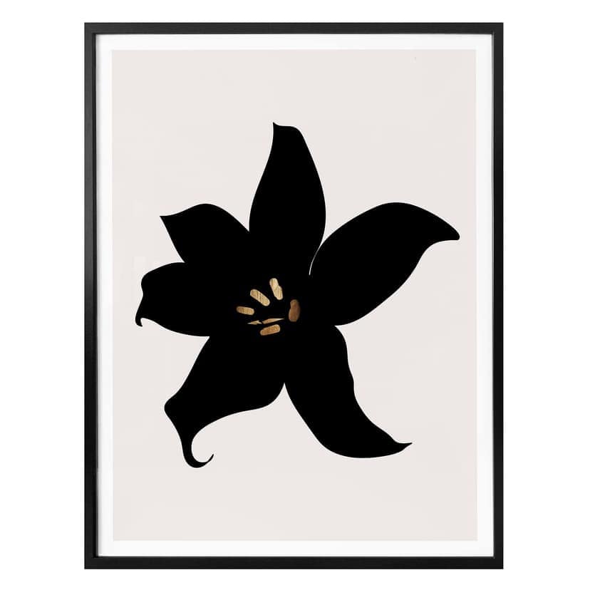 Poster Kubistika - Orchidea