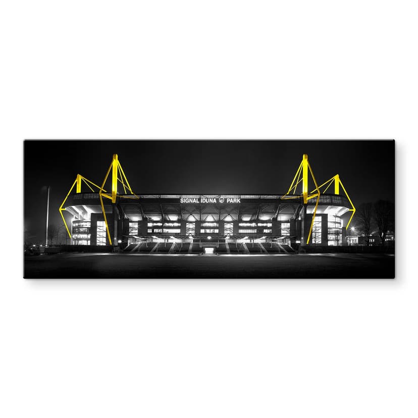 Stampa su vetro dello stadio di Dortmund - Grigio