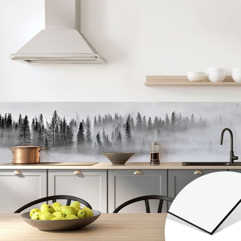 Backsplash della cucina Xu - Foggy Forest