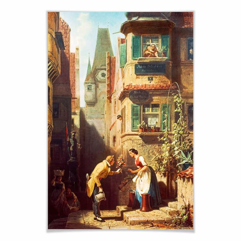Poster Spitzweg - Lo sposo eterno