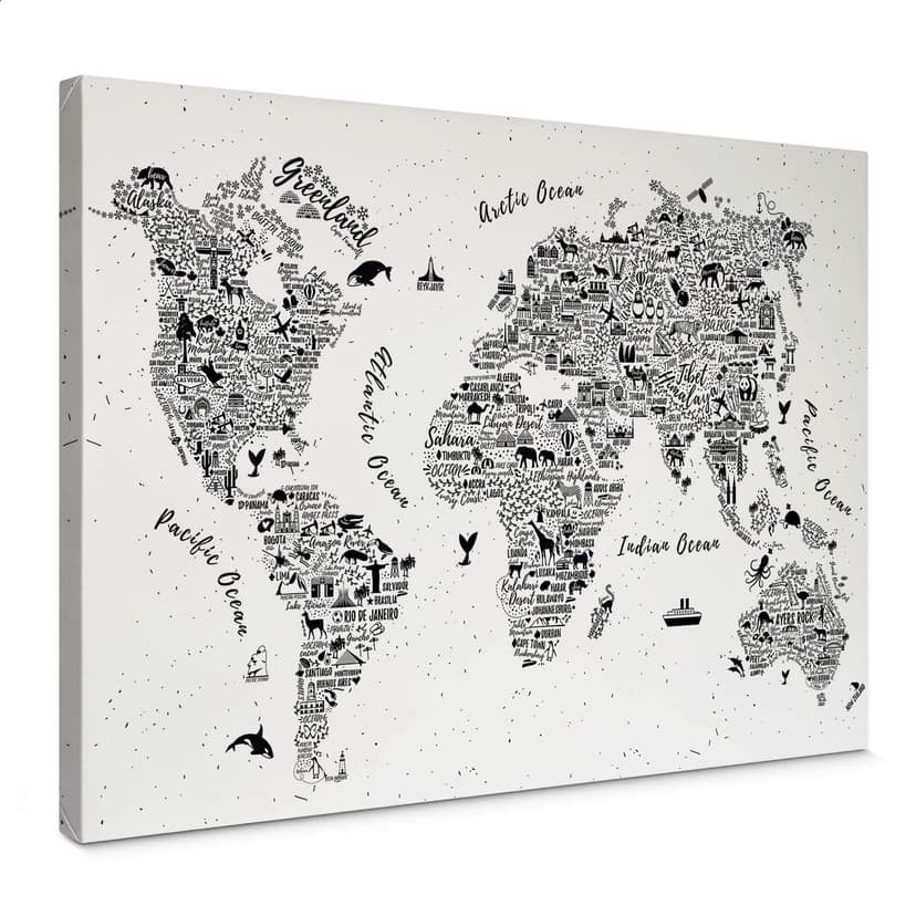 Stampa su tela – Around the World