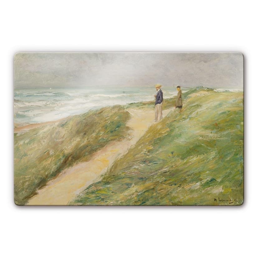 Stampa su vetro - Liebermann - Sulla spiaggia di Katwijk