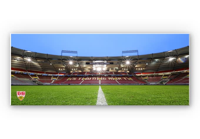Wandbild VfB Stuttgart Arena Tribüne - Panorama