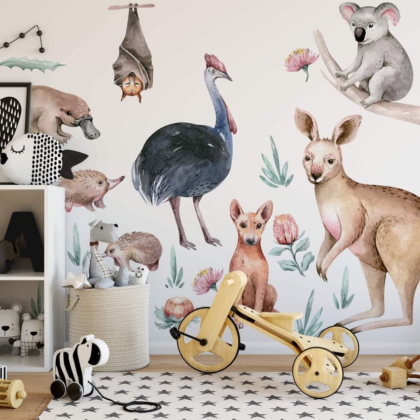 Adesivo murale Kvilis - Australini (Set 19 pz.)