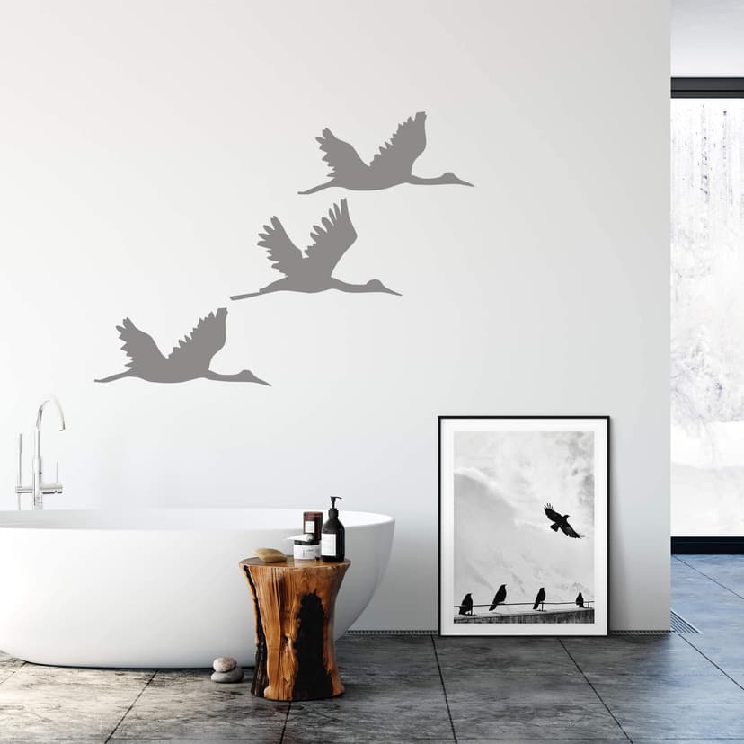 Adesivo murale - Decorazione per piastrelle - uccelli