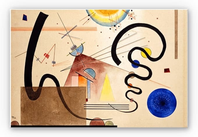 Stampa su Forex Kandinsky - Due movimenti