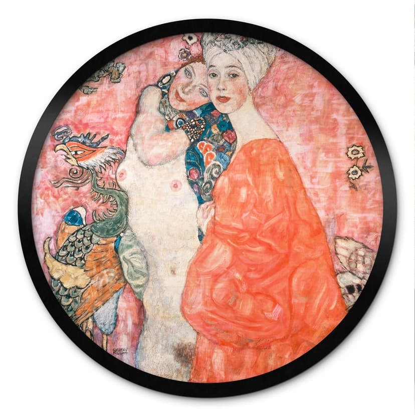 Poster Klimt - Le ragazze - Rotondo