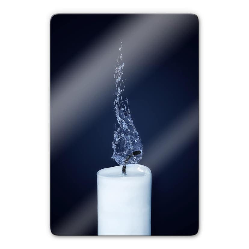 Glasbild Erloschen