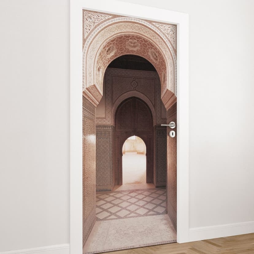Porta a mosaico orientale - Sisi & Seb - Decorazione autoadesiva per porta