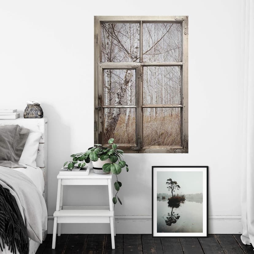 Adesivo murale 3D Shabby Foresta