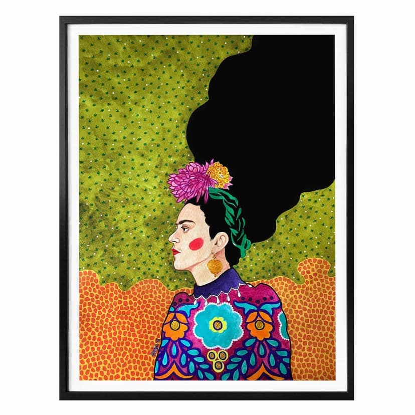 Poster Hülya - Frida Portrait