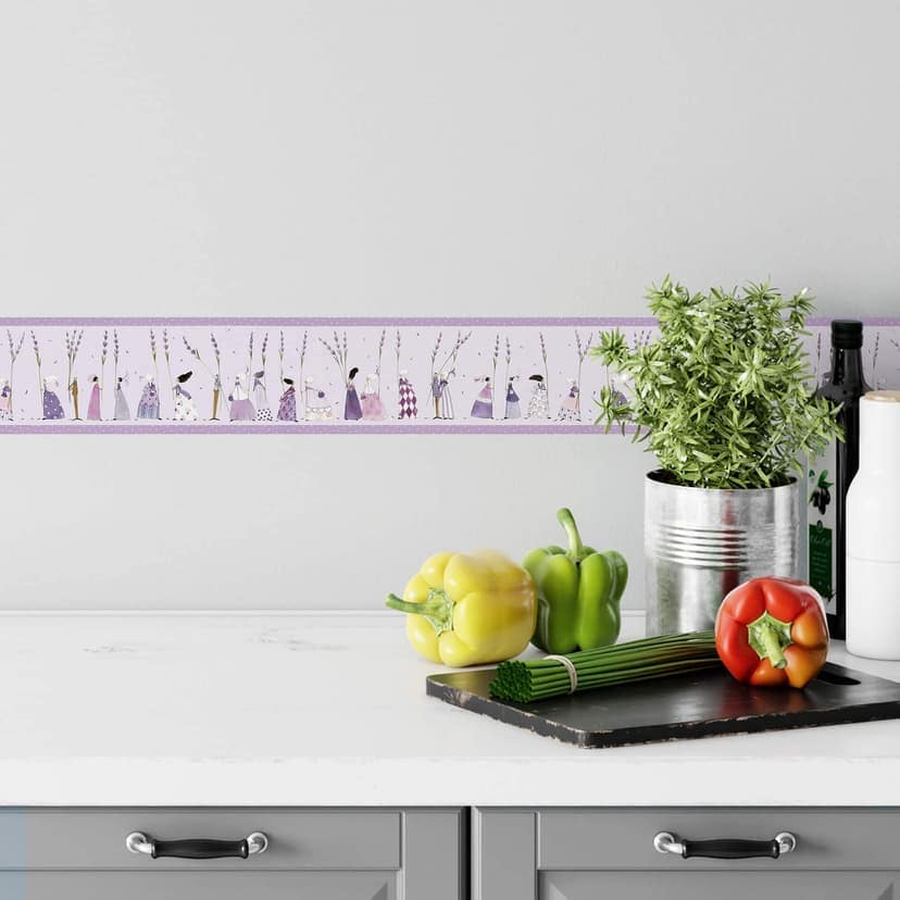 Bordo decorativo Leffler - Lavanda