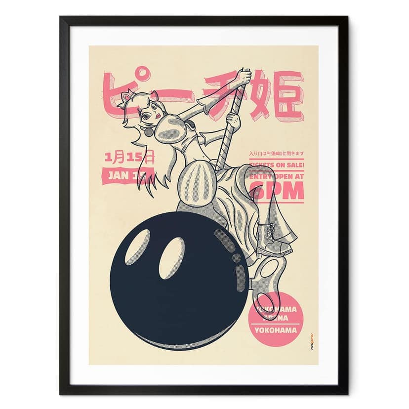 Poster
Miley Peach con palla da demolizione - Giapponese - Gomes