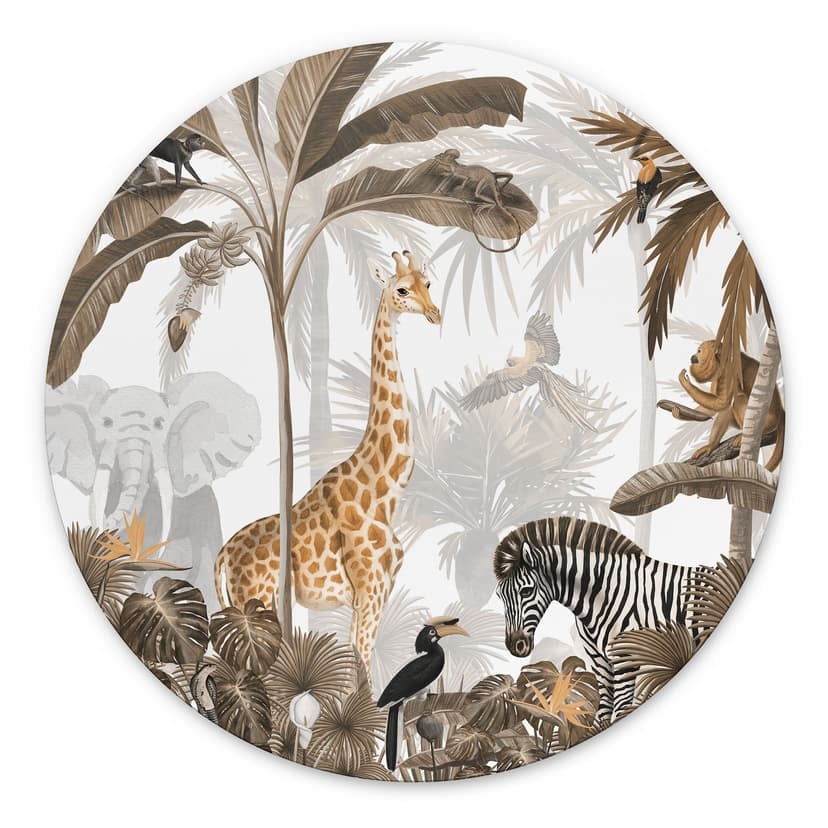 Cerchio a muro Kikki Belle - Jungle Jive