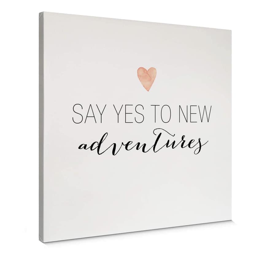 Stampa su tela Confetti & Cream Say yes