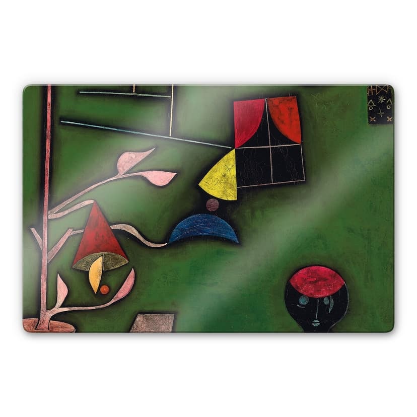 Klee - Natura morta con pianta e finestra