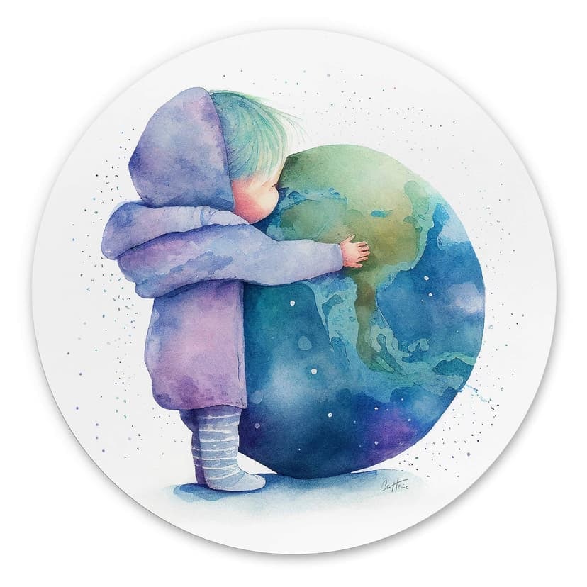 Cerchio a muro Heine - Hugging Earth