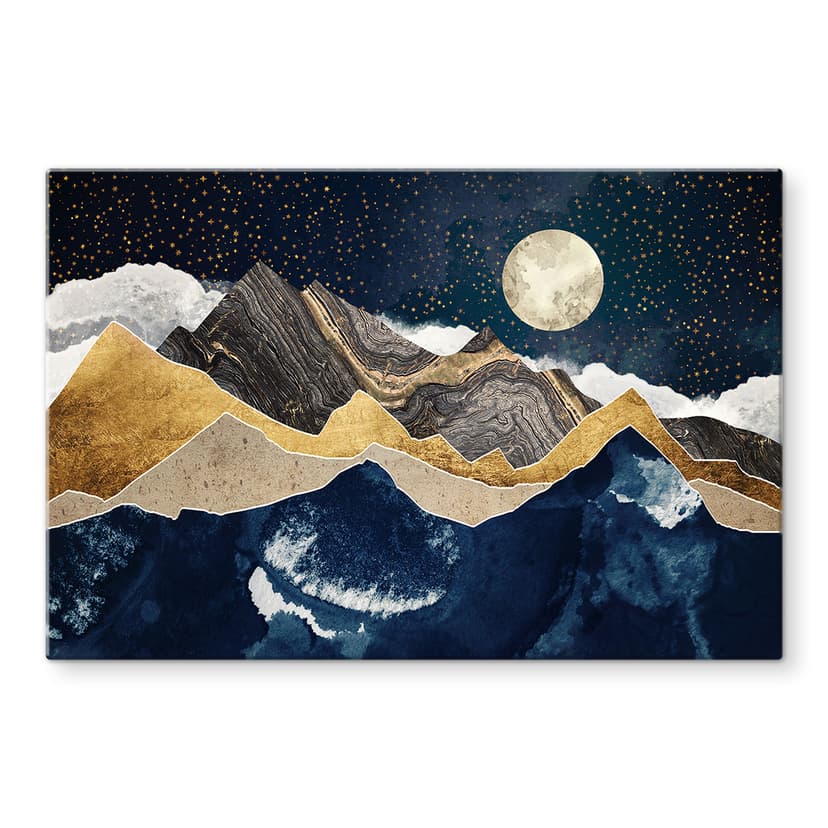 Stampa su vetro Cielo stellato in inverno - SpaceFrog Designs