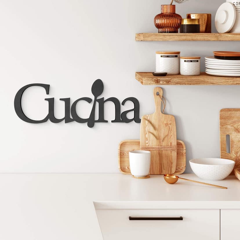 Scritta in legno MDF - Cucina