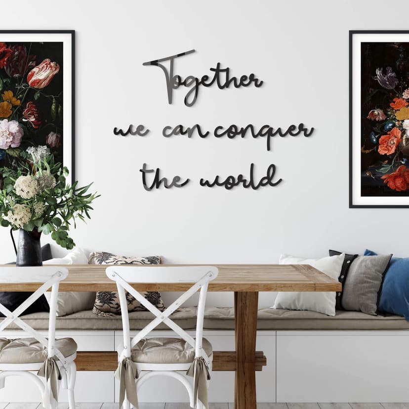Scritta in acrilico - Together we can