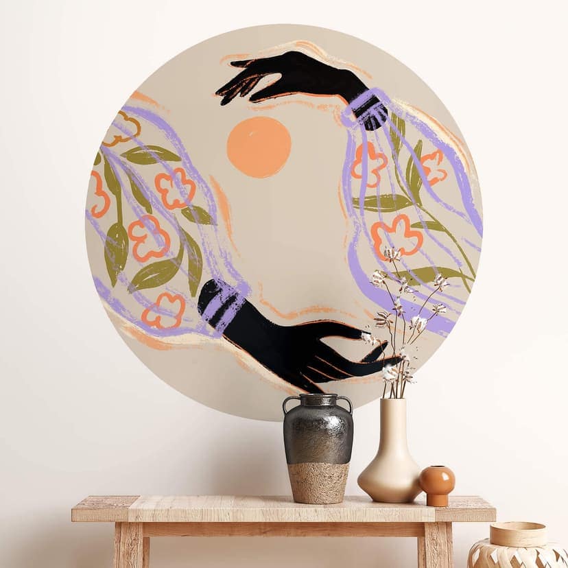 Adesivo murale Arty Guava - Hugging the Sun