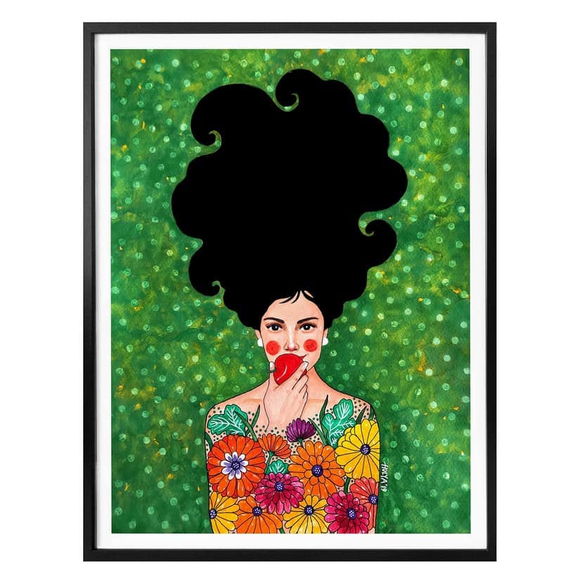 Poster Hülya - Mela rossa