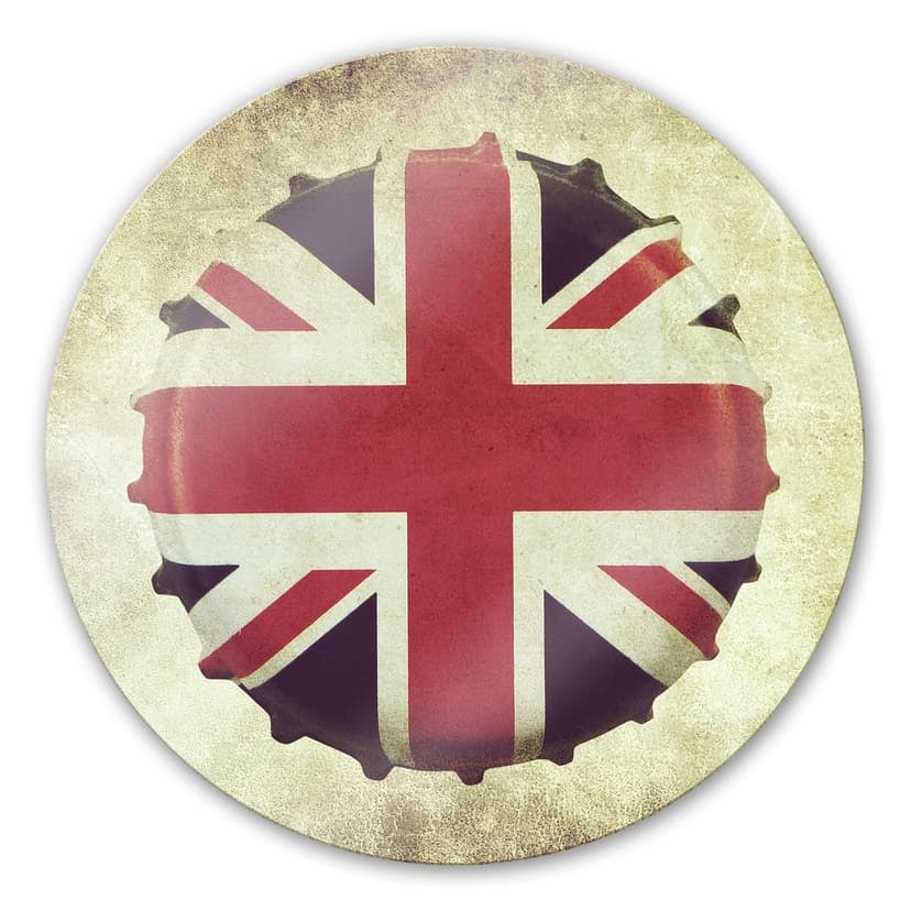 Tappo a corona britannico - tondo
