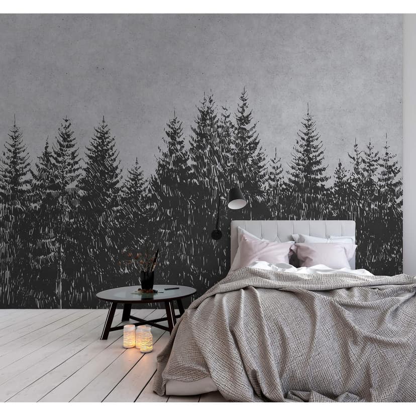 Livingwalls Fotomurale Walls by Patel black forest 3